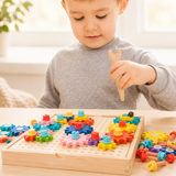 Engranajes de Construcción Montessori: Juego de Ingeniería Temprana