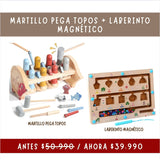 Pack Martillo Pega Topos + Laberinto Magnético