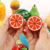 Set de Comidas Montessori – Comida de Madera para la Tiendita
