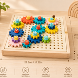 Engranajes de Construcción Montessori: Juego de Ingeniería Temprana
