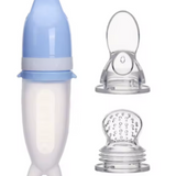 Pack Sensorial: Chuchara Dosificadora +Vaso de entrenamiento + Babero Silicona