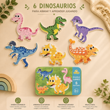 Pack Mini Puzzles Animales: Elige 3, 4 ó 5