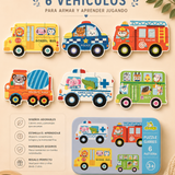 Pack Mini Puzzles Animales: Elige 3, 4 ó 5