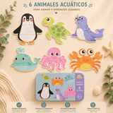 Pack Mini Puzzles Animales: Elige 3, 4 ó 5