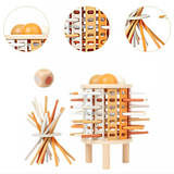 Palitos Locos Montessori – Juego de Concentración y Equilibrio