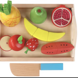 Set de Comidas Montessori – Comida de Madera para la Tiendita