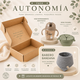 Pack Autonomía: Vaso Anticólicos + Bowl Antiderrame + Babero de Regalo