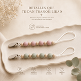 Pack 2 Porta Chupetes + Vaso Entrenamiento de Regalo