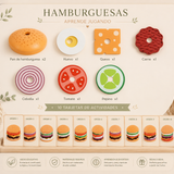 Pack Lúdico: Juego de Hamburguesas + Bowling para desafiar mente y movimiento