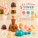 Torre de Helados - Juego de Equilibrio y Creatividad para Niños