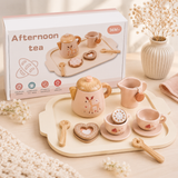 Pack Dulce Hora del Té Montessori + Tren Magnético de Madera Montessori