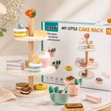 Té y pastelitos Montessori - Juego de Madera para Imaginación y Socialización