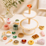 Té y pastelitos Montessori - Juego de Madera para Imaginación y Socialización