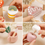 Té y pastelitos Montessori - Juego de Madera para Imaginación y Socialización