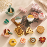 Té y pastelitos Montessori - Juego de Madera para Imaginación y Socialización