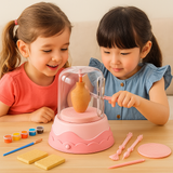 Torno de Alfarería para Niños – Kit Creativo Montessori con Herramientas y Pinturas