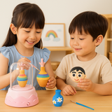 Torno de Alfarería para Niños – Kit Creativo Montessori con Herramientas y Pinturas