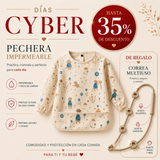 Pechera Impermeable con Mangas + Tira de silicona der regalo