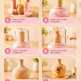 Torno de Alfarería para Niños – Kit Creativo Montessori con Herramientas y Pinturas