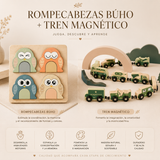 Pack "Encajes & Aventuras  Búho  +  Tren Magnético"