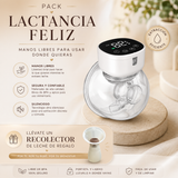 Pack Extractor de leche eléctrico portátil recargable + Recolector de leche de Regalo