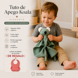 Tuto de Apego: Algodón 100% Orgánico+ BABERO DE REGALO