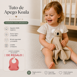 Tuto de Apego: Algodón 100% Orgánico+ BABERO DE REGALO