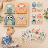 Puzzle Buho Montessori 3D