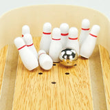 Mini Juego de Bowling  de Madera