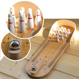 Mini Juego de Bowling  de Madera