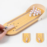 Mini Juego de Bowling  de Madera