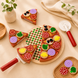 Crea tu pizza Montessori – Cocina Creativa con Ingredientes de Madera