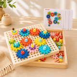 Engranajes de Construcción Montessori: Juego de Ingeniería Temprana