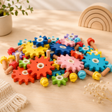 Engranajes de Construcción Montessori: Juego de Ingeniería Temprana