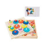 Engranajes de Construccion Montessori – Juego de Ingeniería Temprana