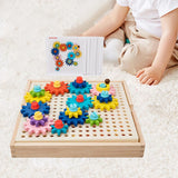 Engranajes de Construccion Montessori – Juego de Ingeniería Temprana